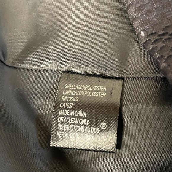 Tahari ASL Black and Blue Floral Mini Dress - Picture 4 of 8